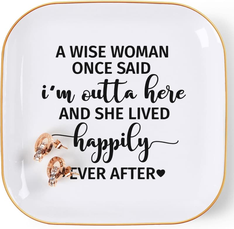 Retirement Gift for Women - Inspirational Jewelry Dish