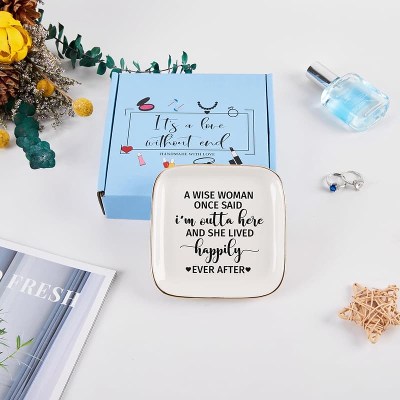 Retirement Gift for Women - Inspirational Jewelry Dish