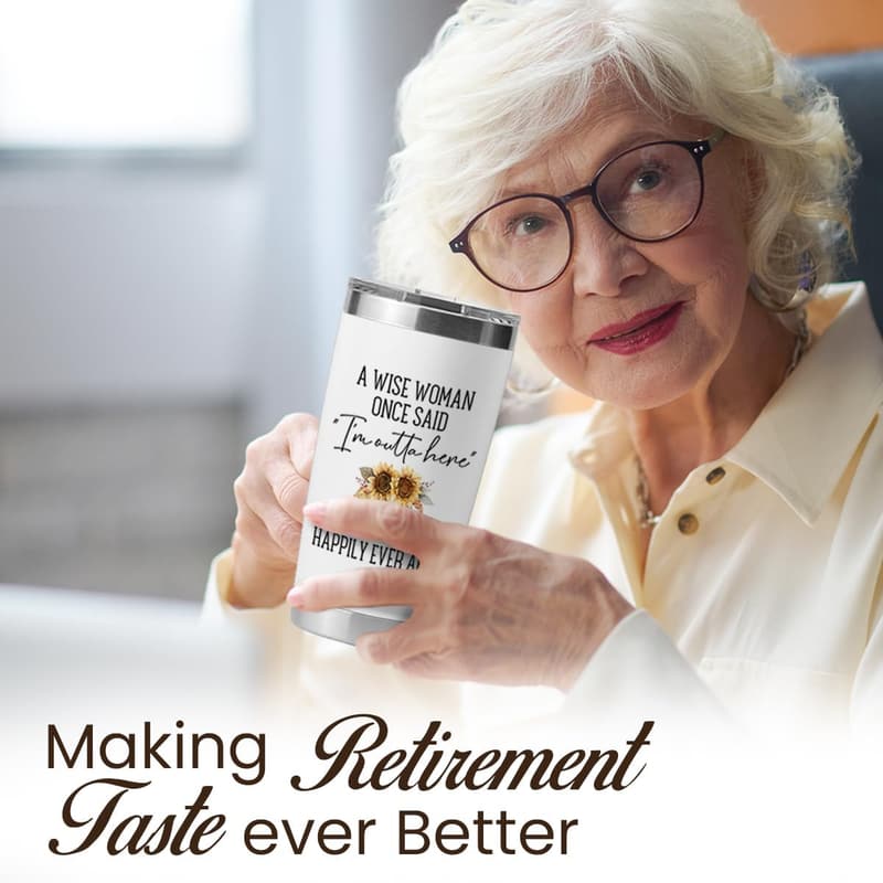 2025 Retirement Tumbler - Stainless Steel Mug for Women