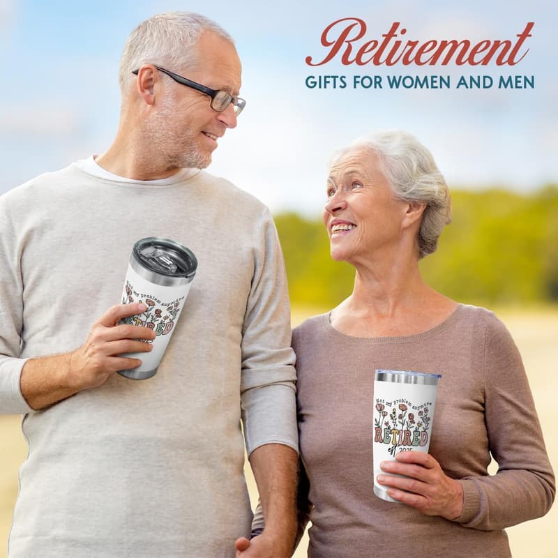 Retirement Tumbler for Women - 20 oz Stainless Steel Cup