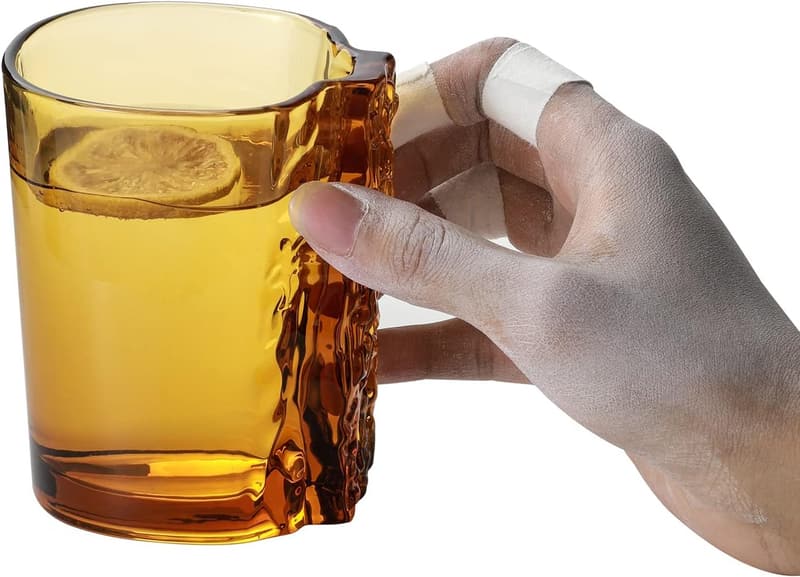 Rock Climbing Mug - Deep Amber, 13.3 oz Gifts for Climbers