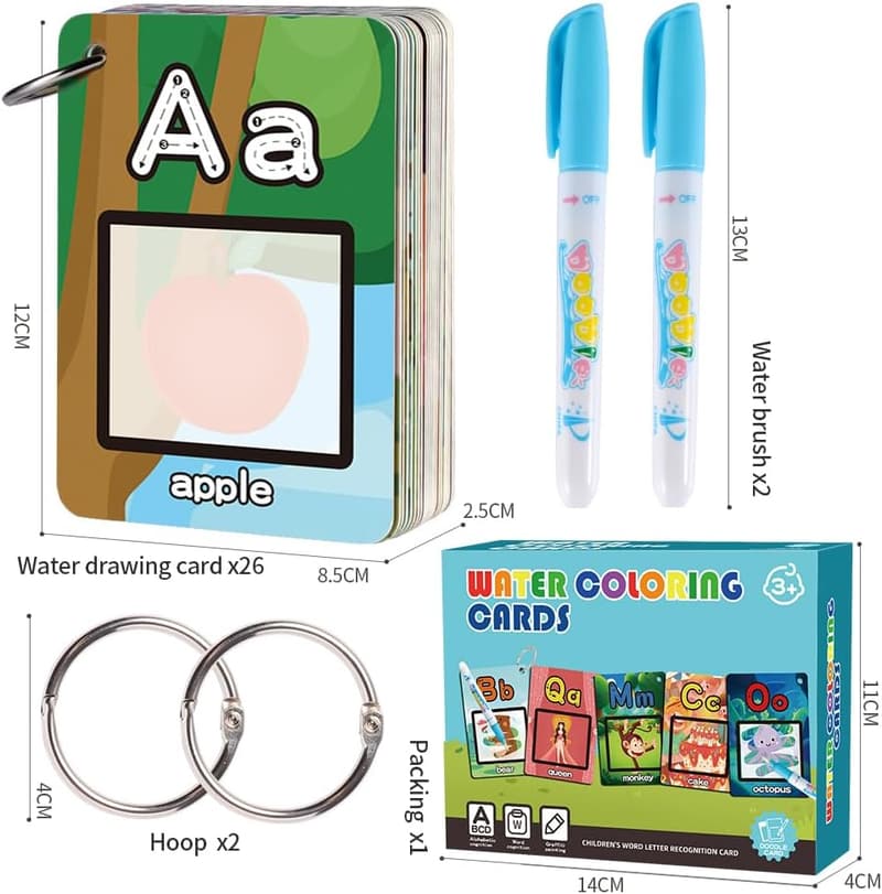 Magic Aqua Painting Book for Toddlers - Travel Activity Set