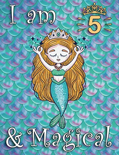 5th Birthday Mermaid Sketchbook for Girls