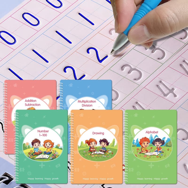 Magic Handwriting Workbooks for Kids Age 3-8