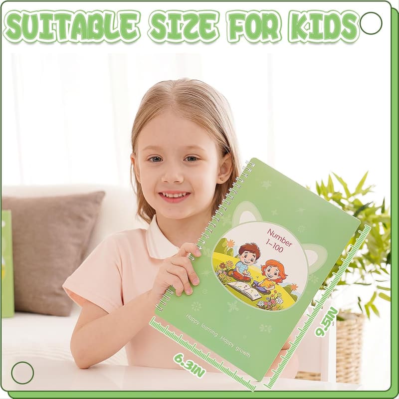 Magic Handwriting Workbooks for Kids Age 3-8
