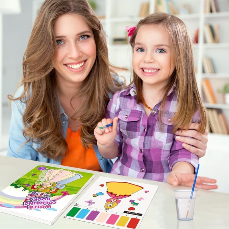 Unicorn Magic Paint Set - Travel Art Kit for Kids 3-8