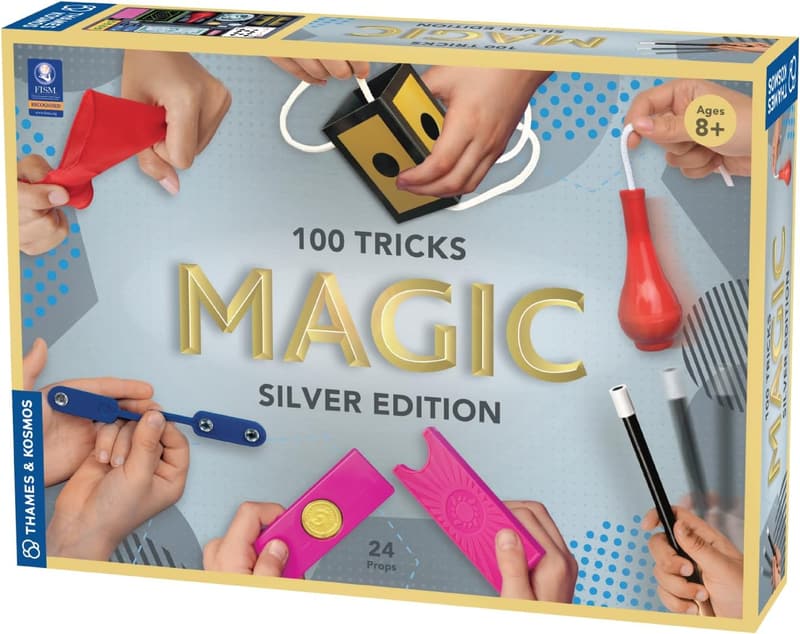 Silver Edition Magic Playset with 100 Tricks