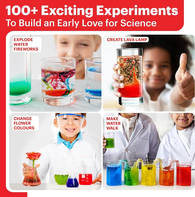 Birthday STEM Gift Set for Kids Ages 4-6 - Science Kits