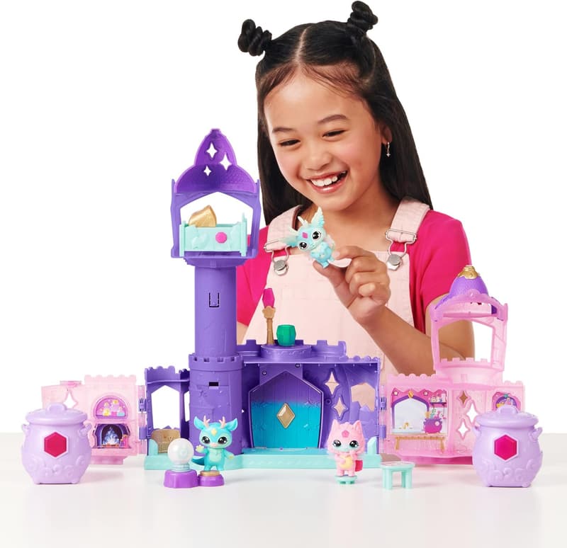 Magic Castle Playset Super Pack with Wand & Collector's Cauldrons for Kids
