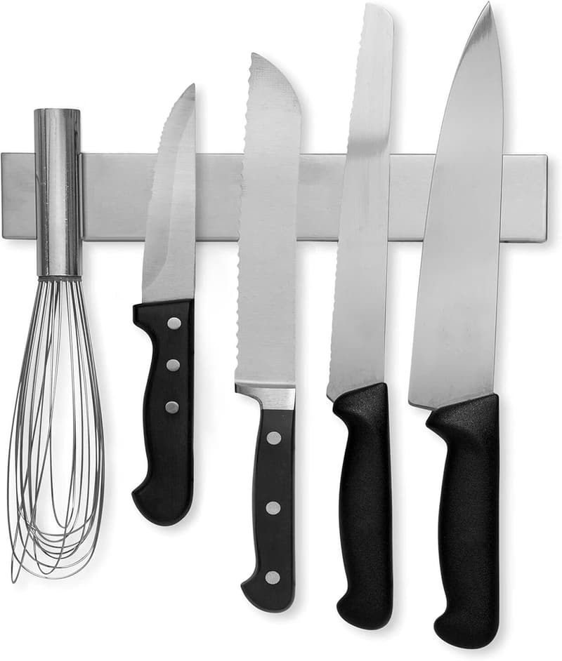 10 Inch Stainless Steel Magnetic Knife Bar - Kitchen Organizer
