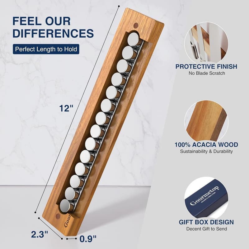 Magnetic Knife Holder - 12