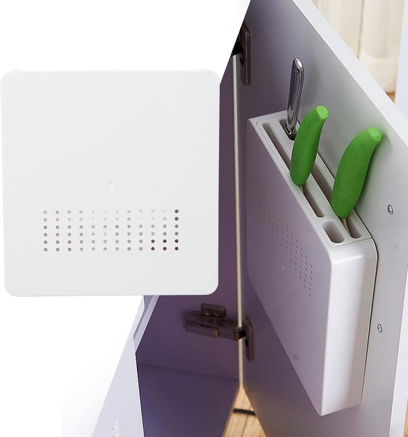 Wall-Mounted Hidden Knife Rack & Holder for Kitchen Safety