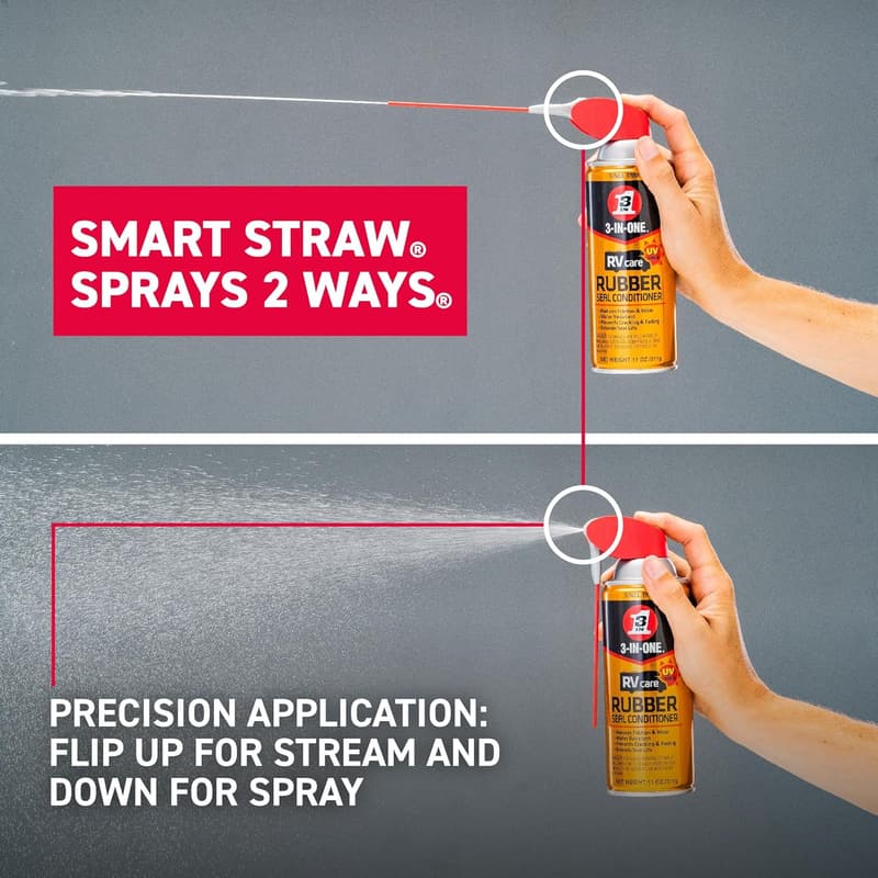 RVcare Rubber Seal Conditioner with Smart Straw - 11 oz