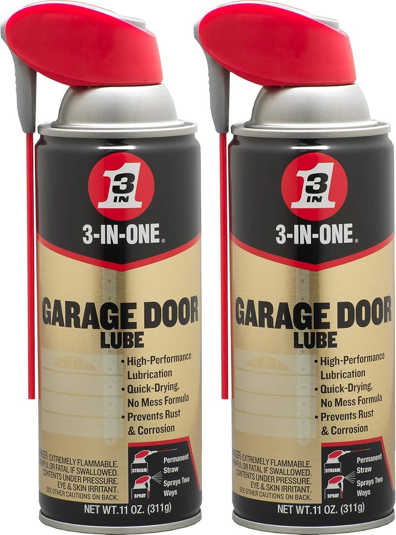 11 oz Garage Door Lubricant Twin Pack with Smart Straw