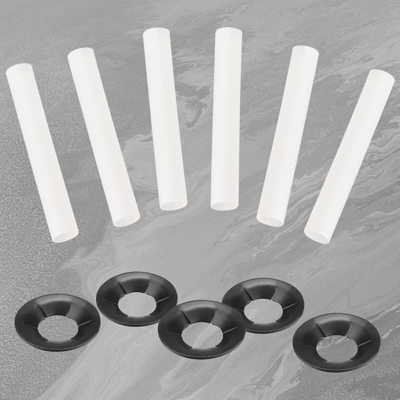 Garage Door Hinge Quiet Roller Sleeve Set - 11mm ID, 80mm Length