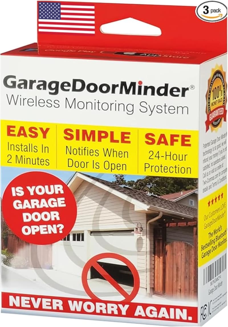 Wireless Garage Door Alert System for Seniors - Easy Install