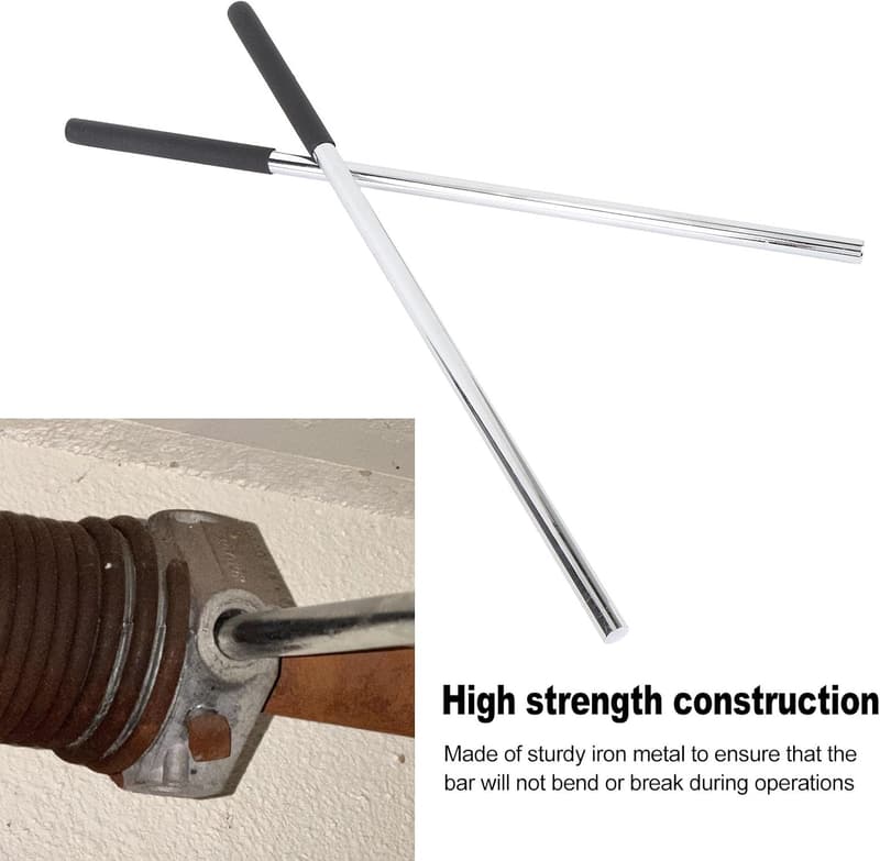 Metal Torsion Rod Winding Bar for Garage Doors with Rubber Handle