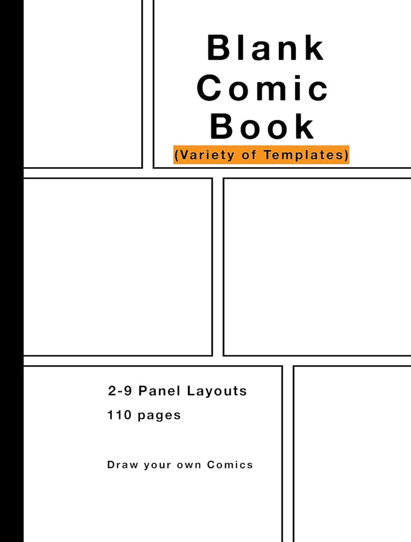 Comic Book Creator: Blank Templates for Custom Comics
