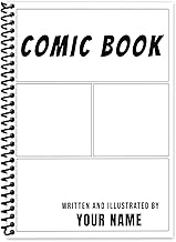 Personalized Comic Book Drawing Pad for Kids - 100 Pages
