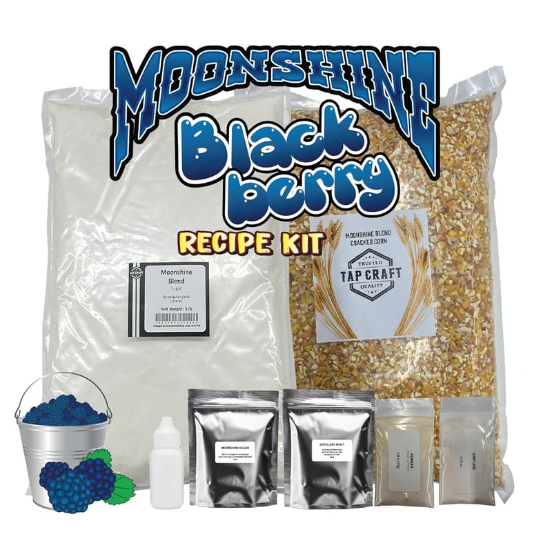 Blackberry Moonshine Kit - DIY Recipe for Home Brewing