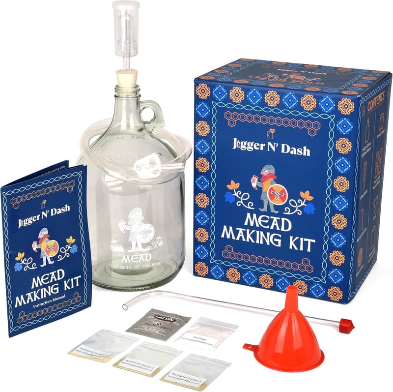 DIY Honey Mead Making Kit - Complete 1 Gallon Brewing Set