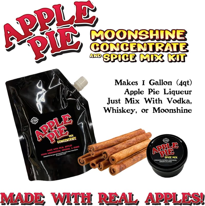 Apple Pie Moonshine Kit - Easy Recipe & Spice Mix
