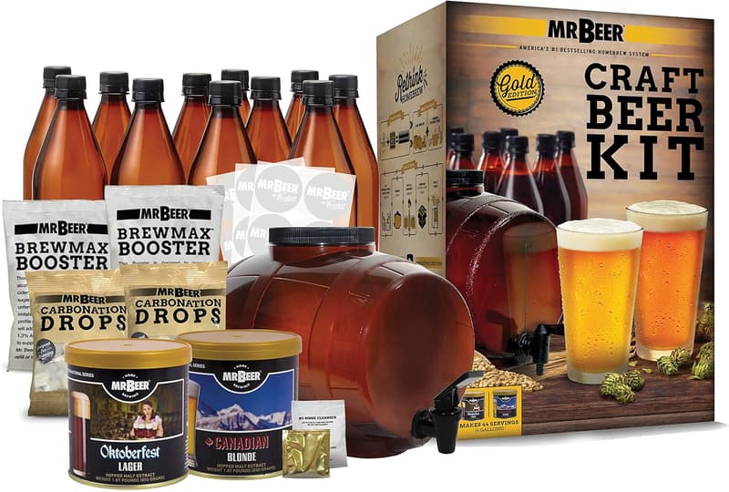 Complete 4-Gallon Craft Beer Making Kit - DIY Home Brew Set