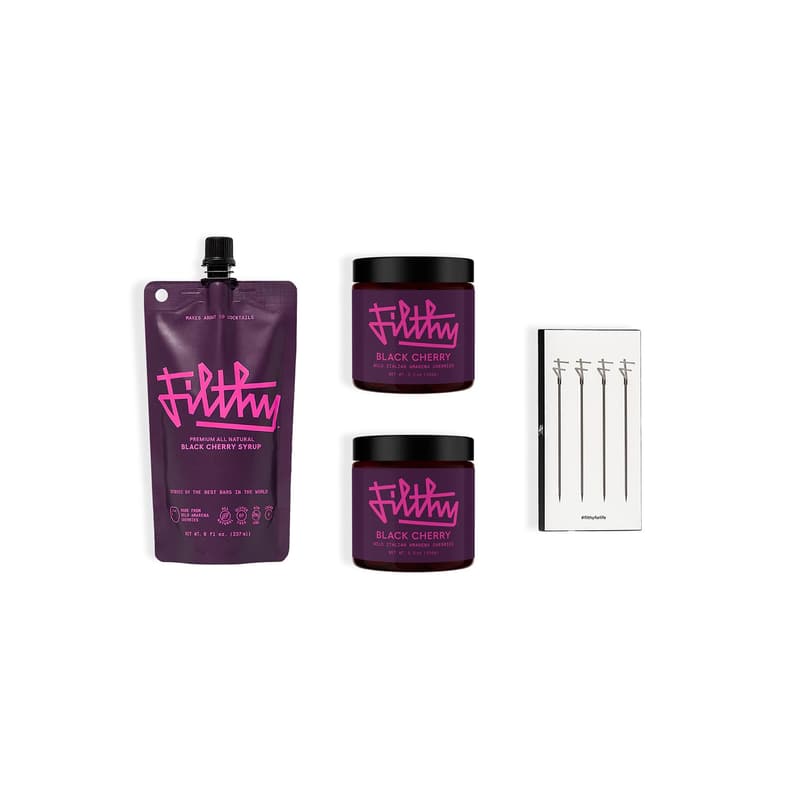 Premium Black Cherry Whiskey Cocktail Kit for Old Fashioneds
