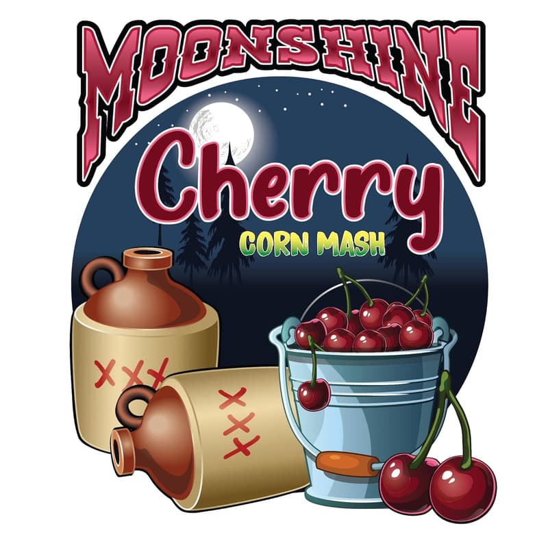 Cherry Moonshine Mash Recipe Kit - Make Your Own at Home