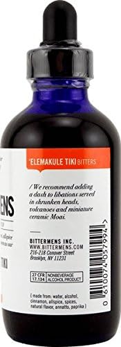 Tiki Bitters 5oz (Pack of 2) - Ideal for Cocktails and Tiki Drinks