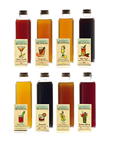 DIY Mini Bitters Kit - 8 Flavors for Cocktails
