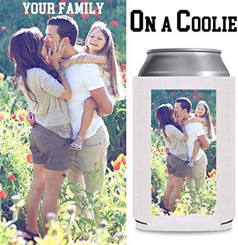 Camouflage Can Cooler - Blue Green Pink Neoprene Hugger