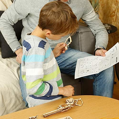 ROKR 3D Wooden Puzzle Rubber Band Gun Craft Kit