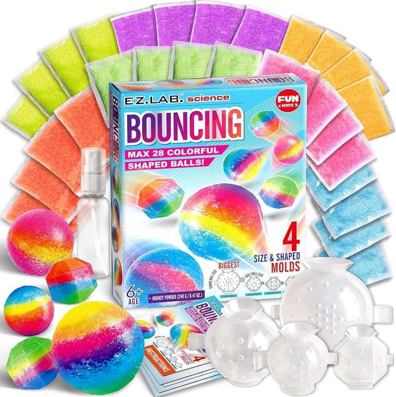 DIY Magic Bouncy Ball Kit for Kids Ages 6-12 - Craft Activity