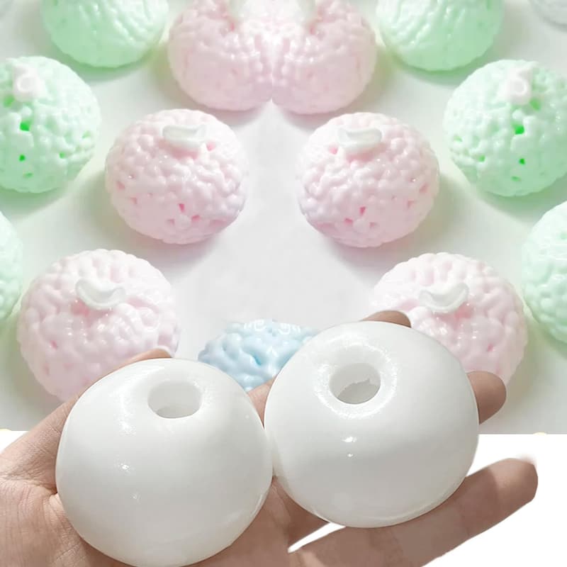 DIY Stress Ball Kit - 12 Milky Blank Skins for Customization