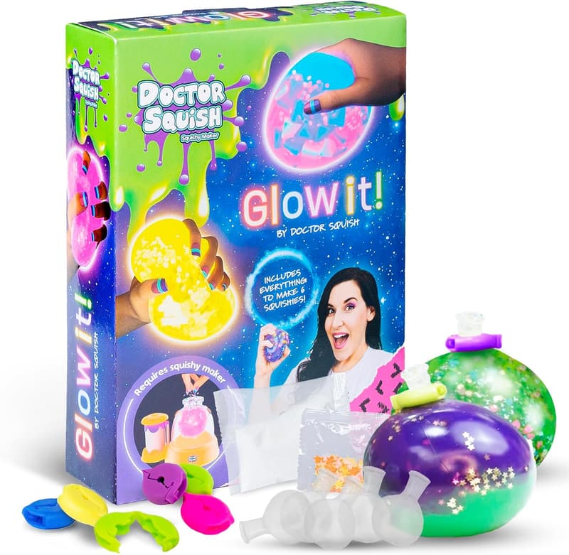 DIY Glow-in-the-Dark Squishy Making Kit - Create Neon Squishies