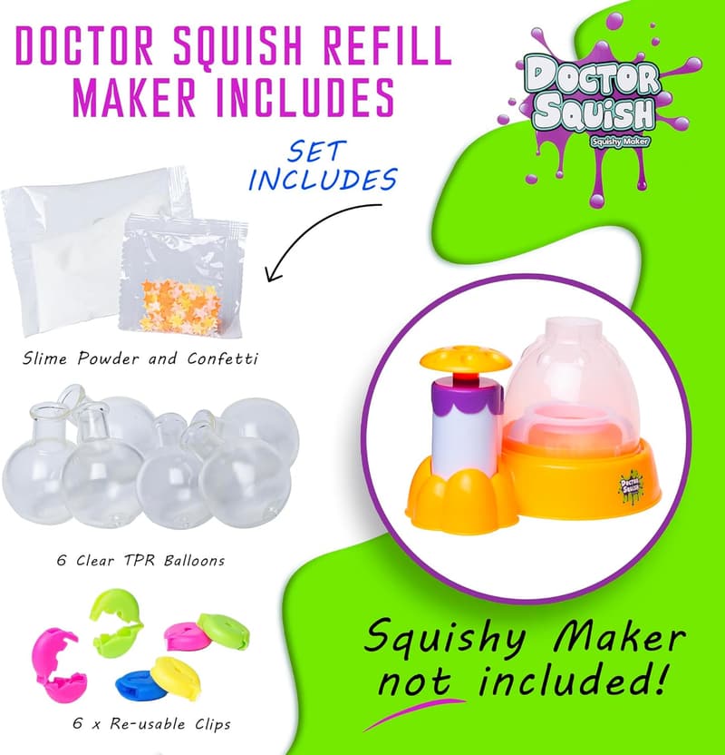 DIY Glow-in-the-Dark Squishy Making Kit - Create Neon Squishies