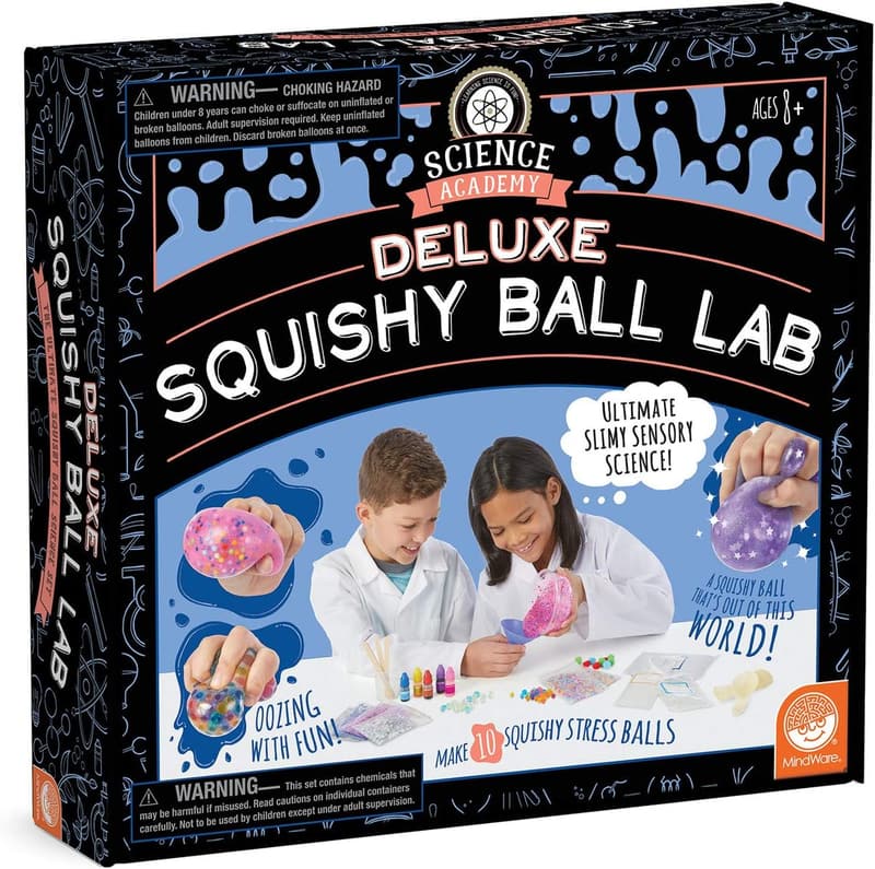 Squishy Ball Lab Kit for Kids - Create 10 Balls, Ages 8+