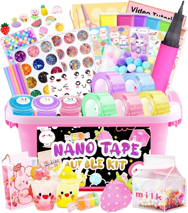DIY Squishy Bubble Maker Kit for Kids 4+ Years