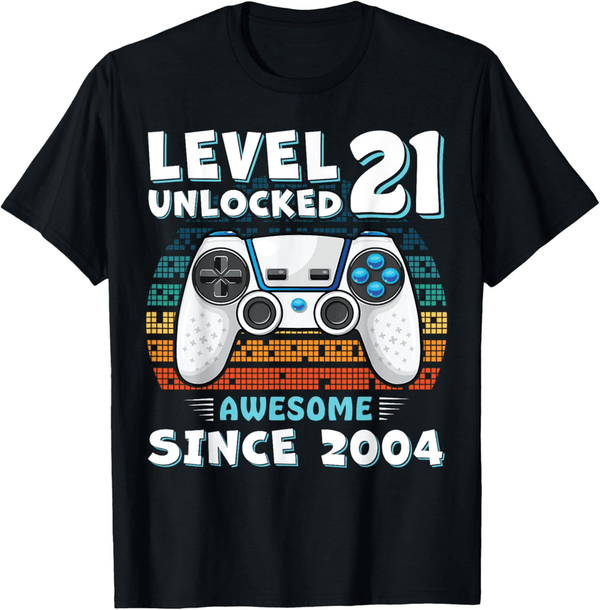 21st Birthday T-Shirt for Men - 21 Years Old Celebration