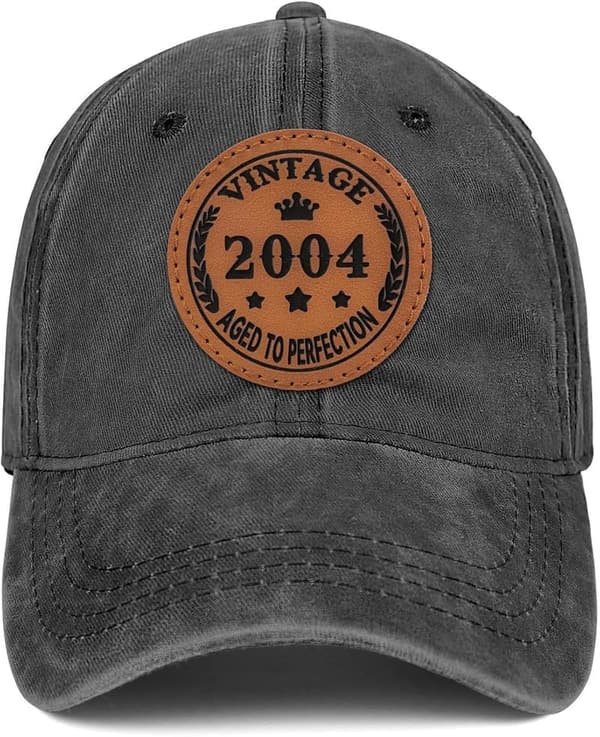 2004 Vintage Hat for 21st Birthday – Cool Gift for Him & Her