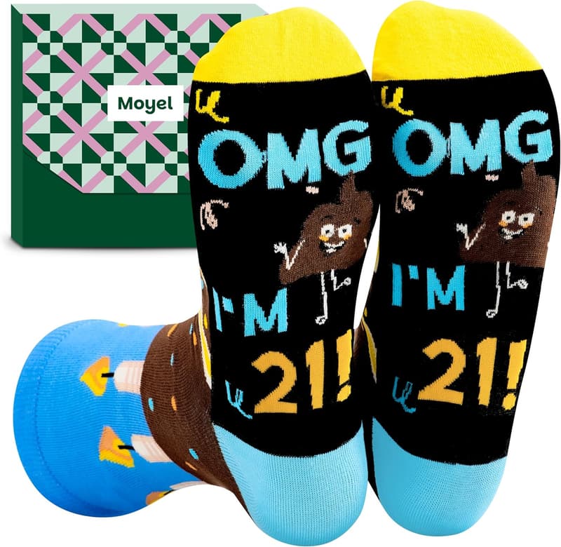 13th Birthday Cool Socks for Him - Fun Men's Gift