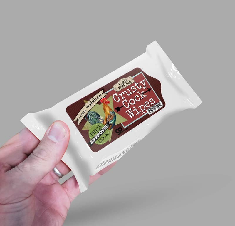 Travel Size Rooster Gag Gift for Friends and Family