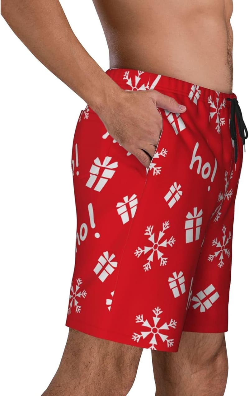 Men's Quick-Dry Swim Trunks with Mesh Lining