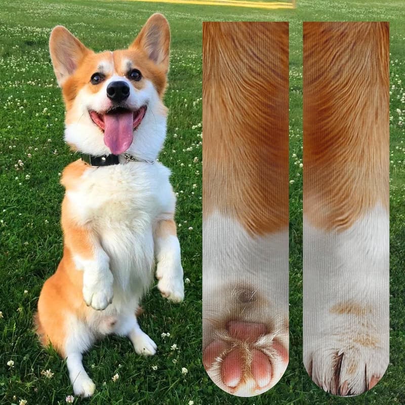 3D Animal Paws Novelty Socks - Fun Valentine's Gift