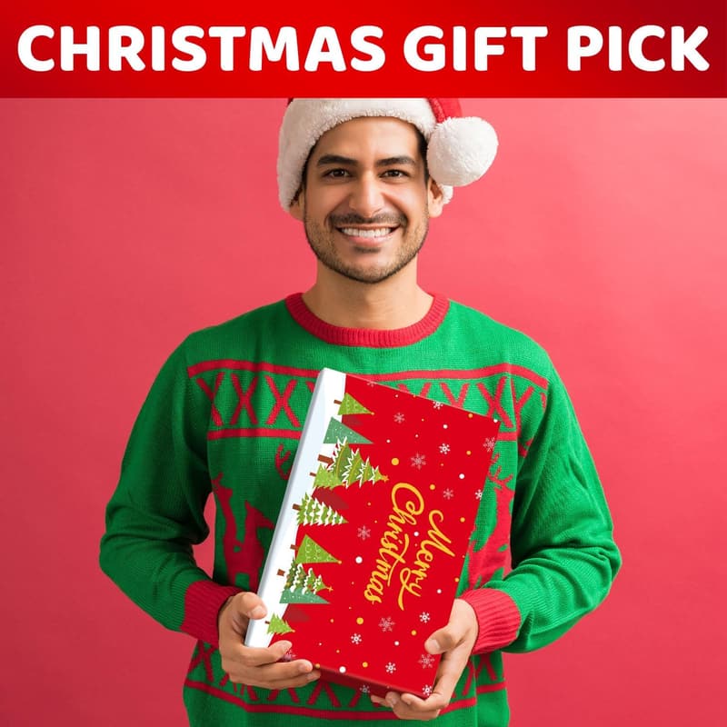 Xmas Stocking Socks with Greeting Card for Teens