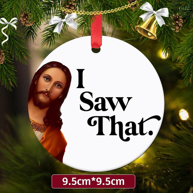 2024 Funny Christmas Ornaments for Secret Santa Gift Exchange