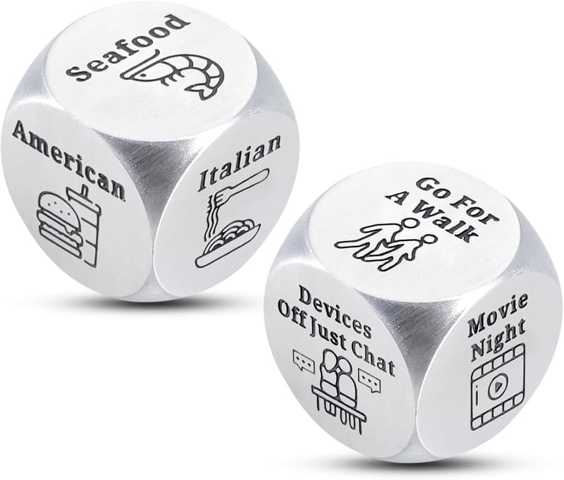 Christmas Gift Exchange Dice for Adults - Secret Santa & White Elephant