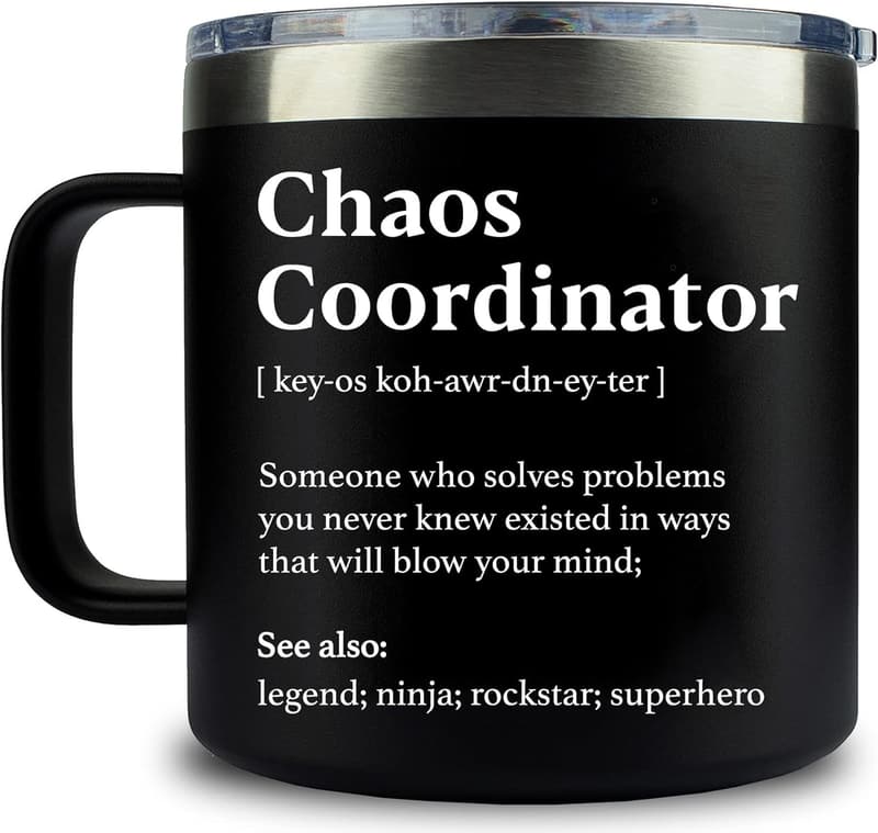 Administrative Professional Day Coffee Mug - 14oz Chaos Coordinator Gift