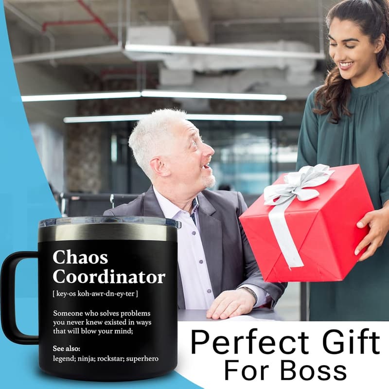 Administrative Professional Day Coffee Mug - 14oz Chaos Coordinator Gift